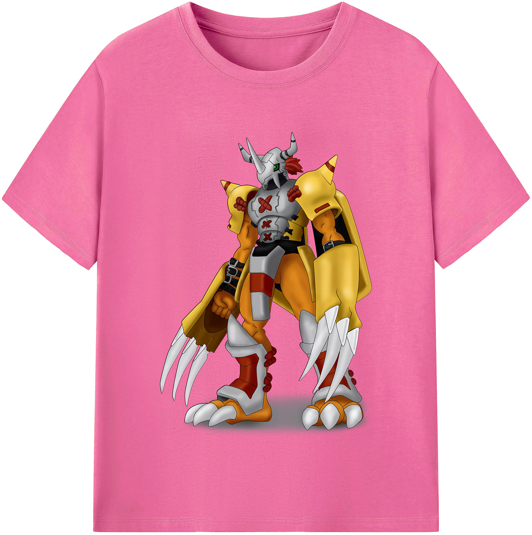（画像用） Digimon デジタルモンスター/デジモン レディースカジュアルプリントTシャツ（綿100％）